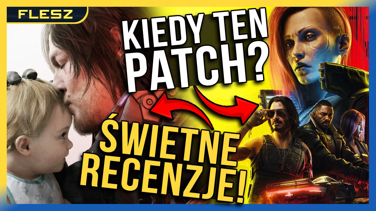 Update Cyberpunka opóźniony! Świetne oceny Death Stranding 2 - FLESZ