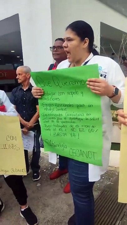 Médicos de (CECANOT), denunciaron este miércoles que “la salud visual está en juego”