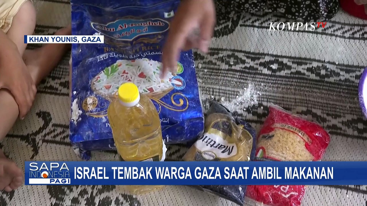 Demi Sekantong Tepung, Warga Gaza Ditembaki Israel saat Ambil Bantuan!