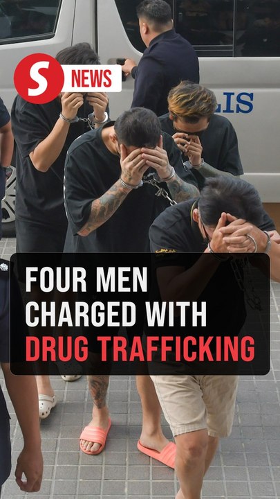 Malaysian man, three Singaporeans charged with drug trafficking