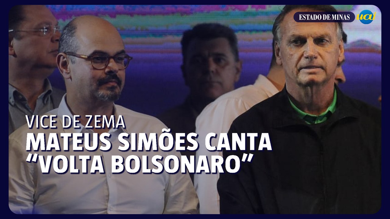 Simões canta "volta, Bolsonaro" durante encontro em BH
