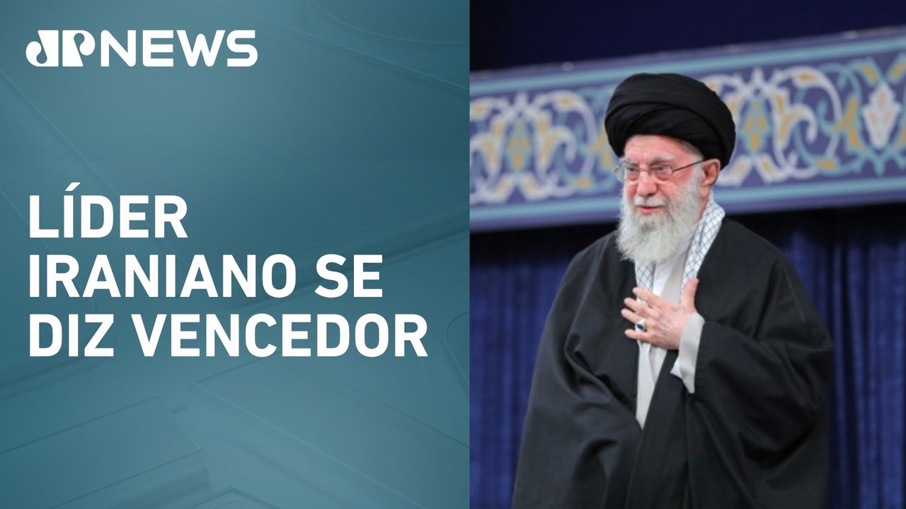 Ali Khamenei reivindica vitória sobre Israel e Estados Unidos