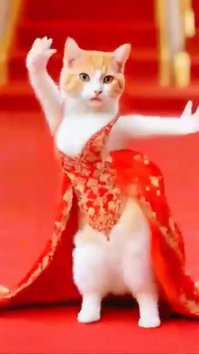 Cat Breaks Into Epic Dance Moves!