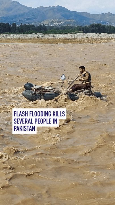 Flash flooding kills several people in Pakistan