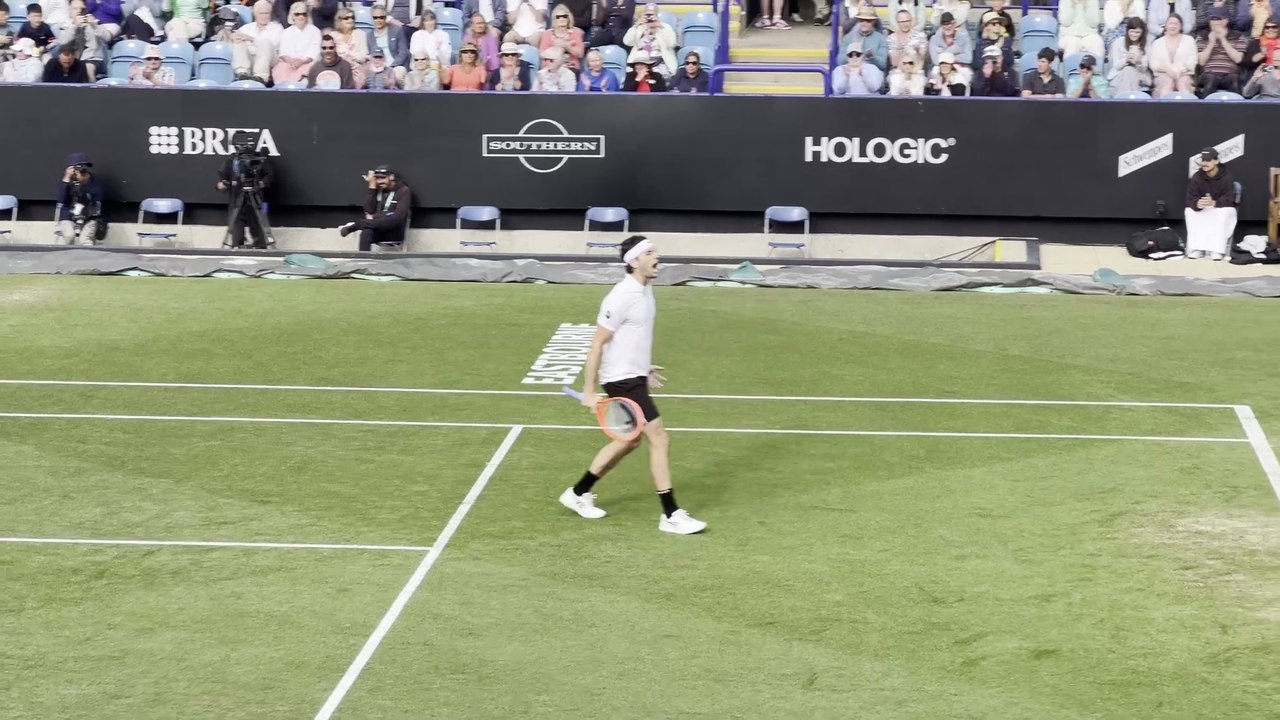 Taylor Fritz wins his fourth Eastbourne Tennis title against Brooksby