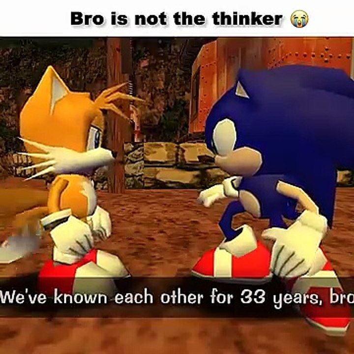 Sonic The Thinkerhog #sonic #memes