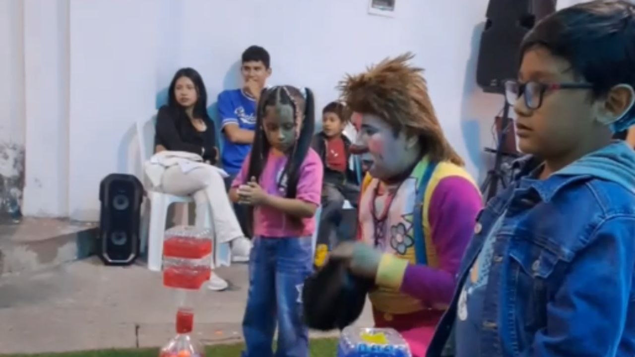 Little girl throws a tantrum after losing a game to a little boy