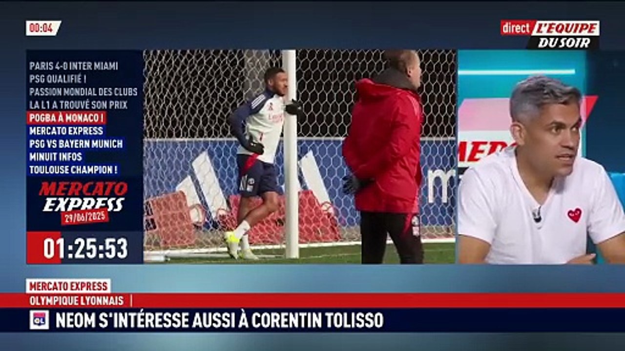 Tolisso intéresse Neom - Foot - Transferts