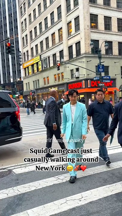 Squid Game Actors In New York ❤️