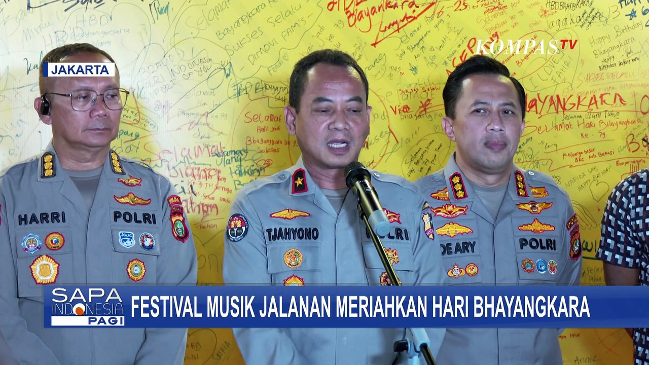 Festival Musik Jalanan Sambut Hari Bhayangkara ke-79, 100 Musisi Tampil Memukau
