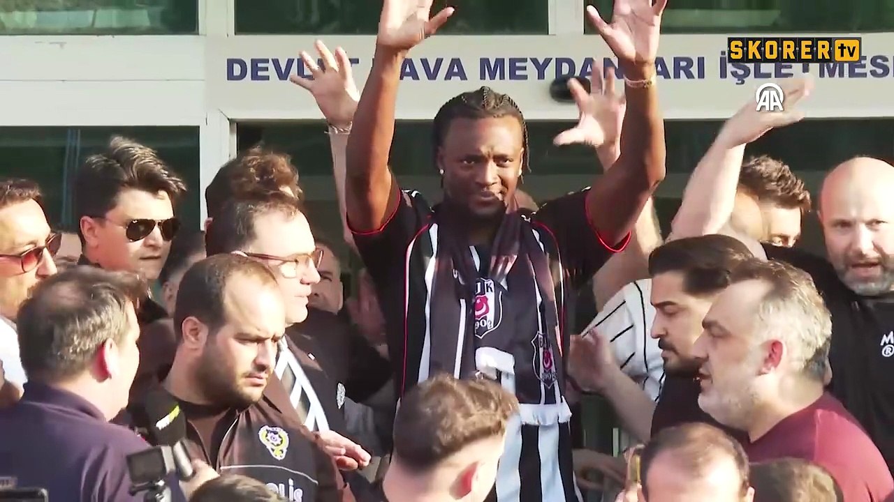 Beşiktaş'ın yeni transferi Tammy Abraham İstanbul'a geldi!