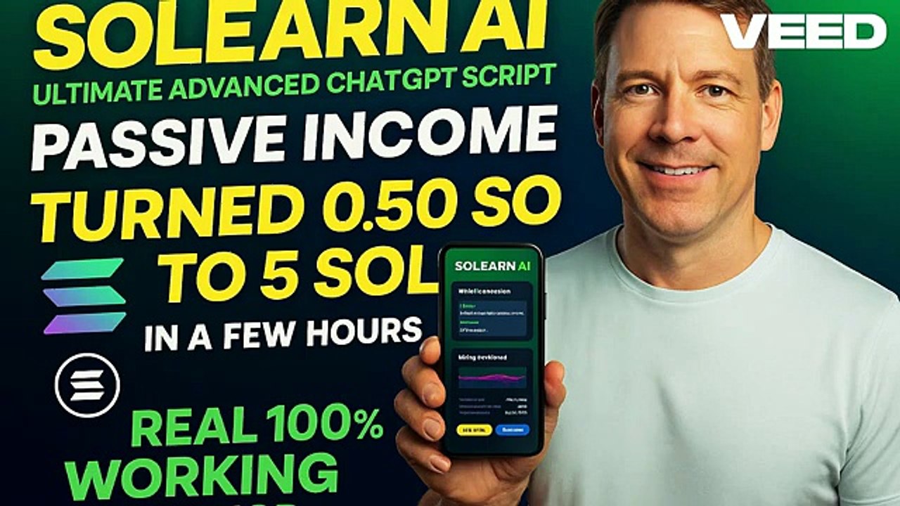 Earn SOL using simple AI