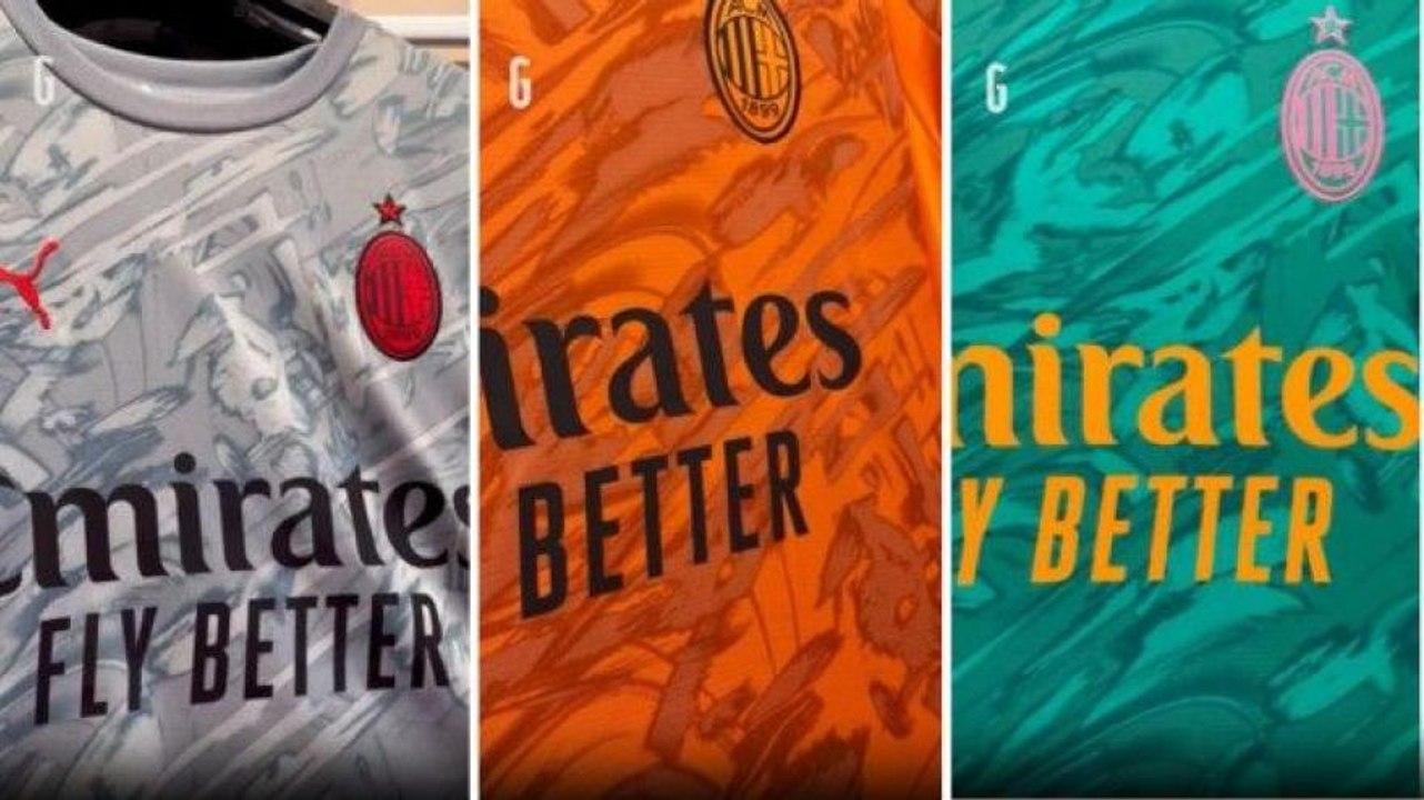 Il Milan si rifà il look: le nuove maglie dei portieri