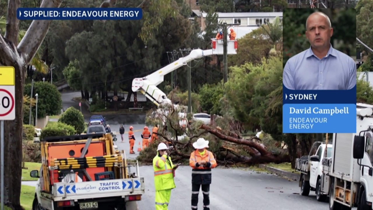 Deep low pressure system leaves tens of thousands of NSW properties without power