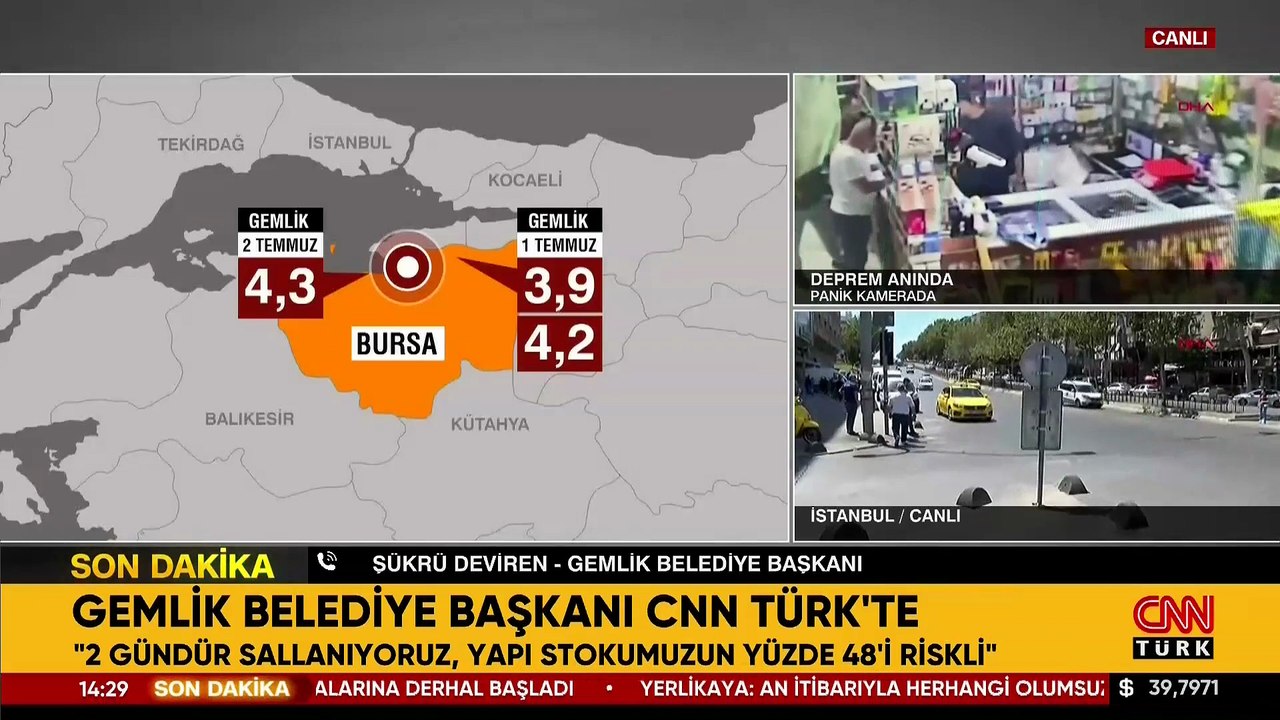 Gemlik Belediye Başkanı Deviren CNN TÜRK'e uyardı: "Bölgenin yarısı riskli yapılardan oluşuyor"
