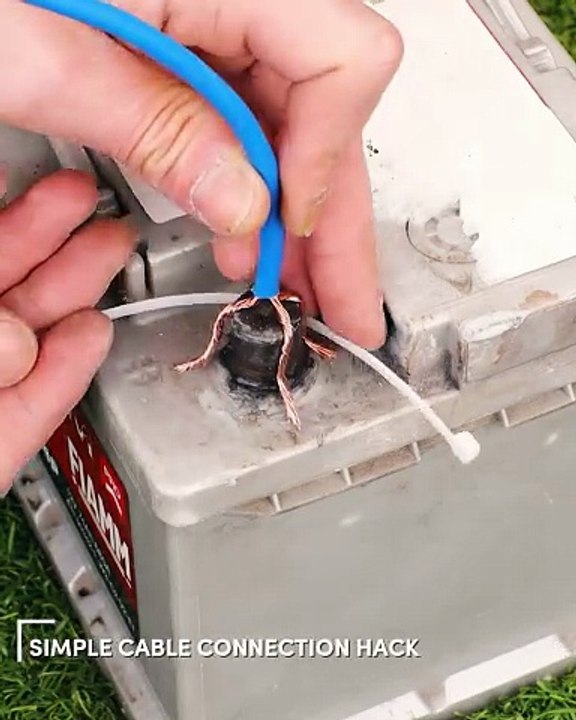 Connect cables to battery terminals like a pro does😉