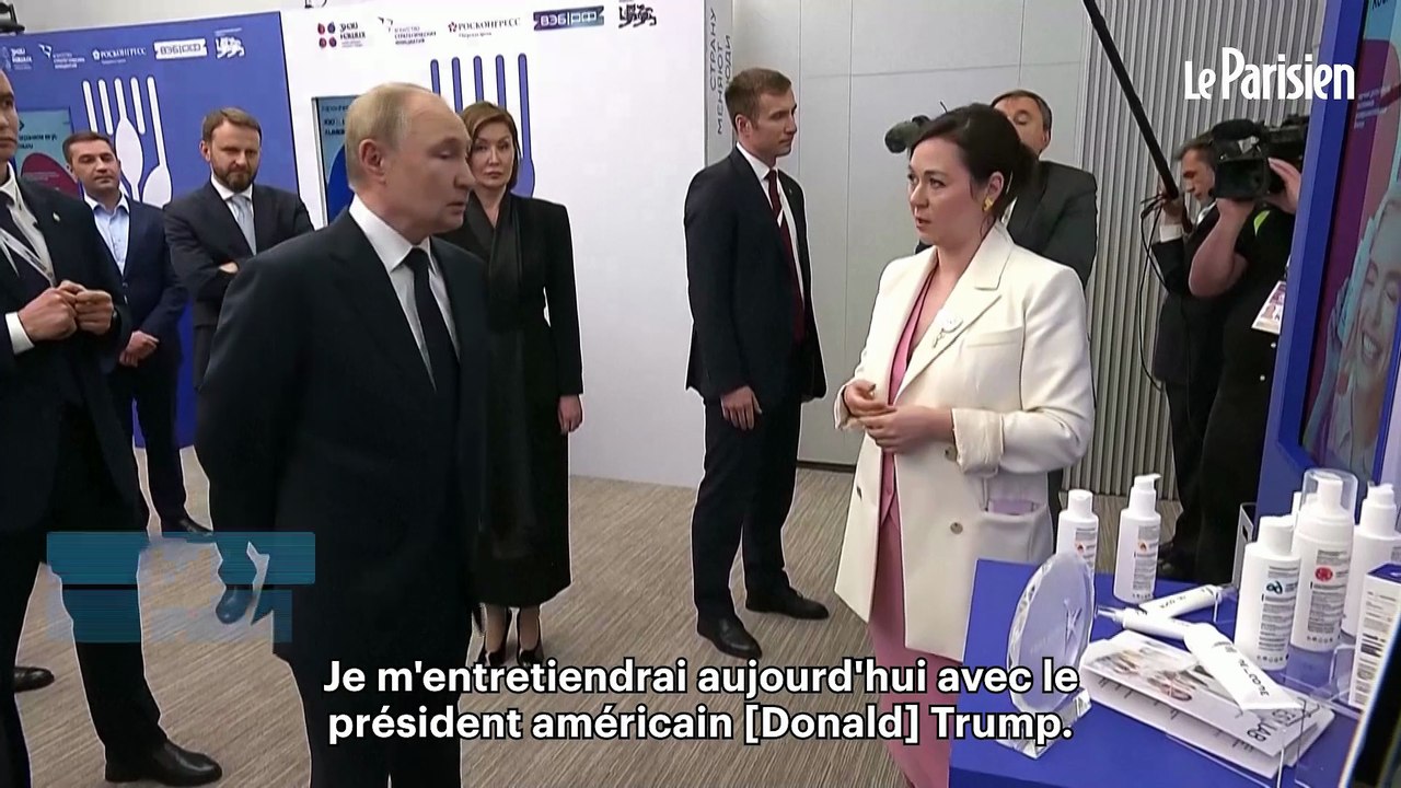 Poutine annonce qu'il s'entretiendra avec Trump