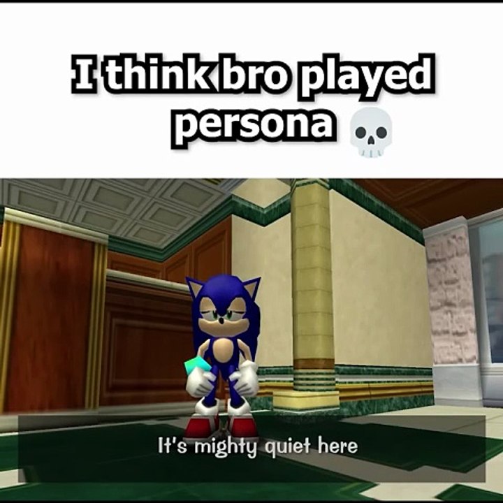 Sonic Disturbed the peace fr #sonic #memes