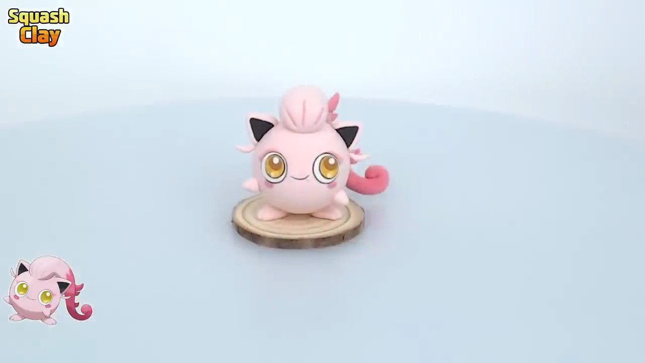 Pokémon figures Clay Art - Scream Tail Paradox Pokémon [ Pokémon scarlet and violet ]