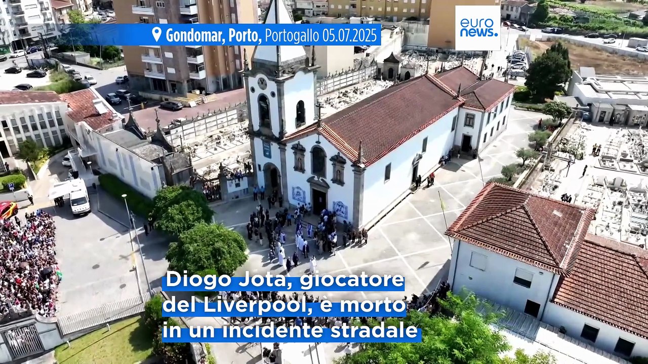 Portogallo: in migliaia partecipano ai funerali di Diogo Jota e André Silva