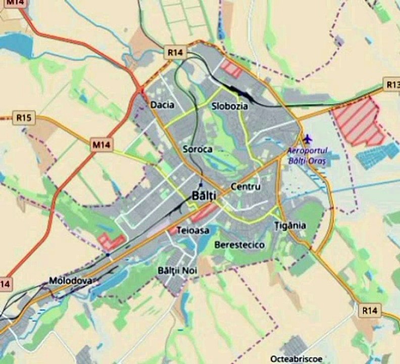 Map of Balti City. Peta Kota Balti. Balti City Map. Map of City of Balti. City of Balti map. Harta orașului Bălți. Carte de la ville de Balti. Mapa da cidade de Balti. Mapa de la ciudad de Balti. Mappa della città di Balti. Karta över Balti. バルティ市地図