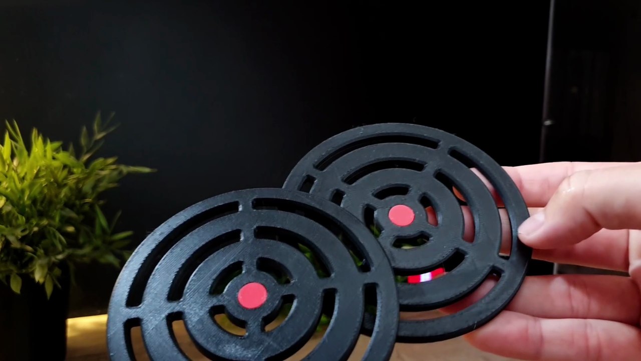 🎯 3D Printed Coaster To Target - A Snap Fit 3D Print - 3D Print Tolerance