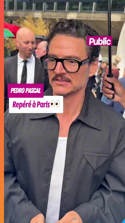 Pedro Pascal est à Paris et il parle français !