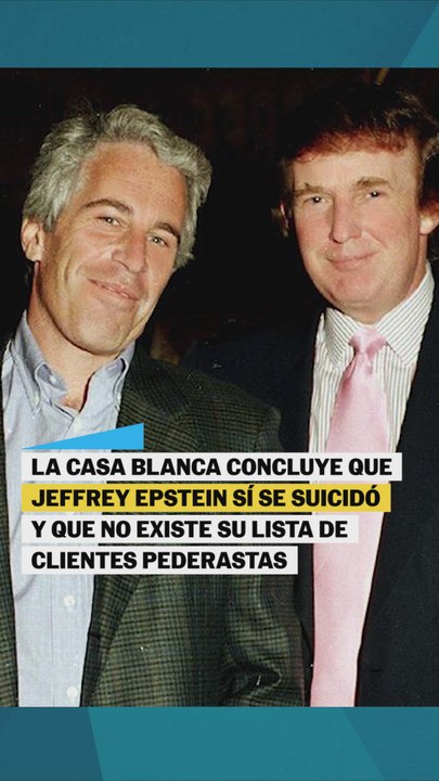 EPSTEIN | La Casa Blanca niega la existencia de la supuesta 'Lista Epstein'