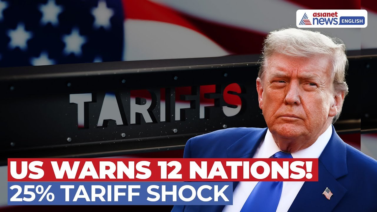 Trump's Tariff Storm: US Sends Warning Letters to 12 Nations, Hits Japan & Korea with 25% Duty