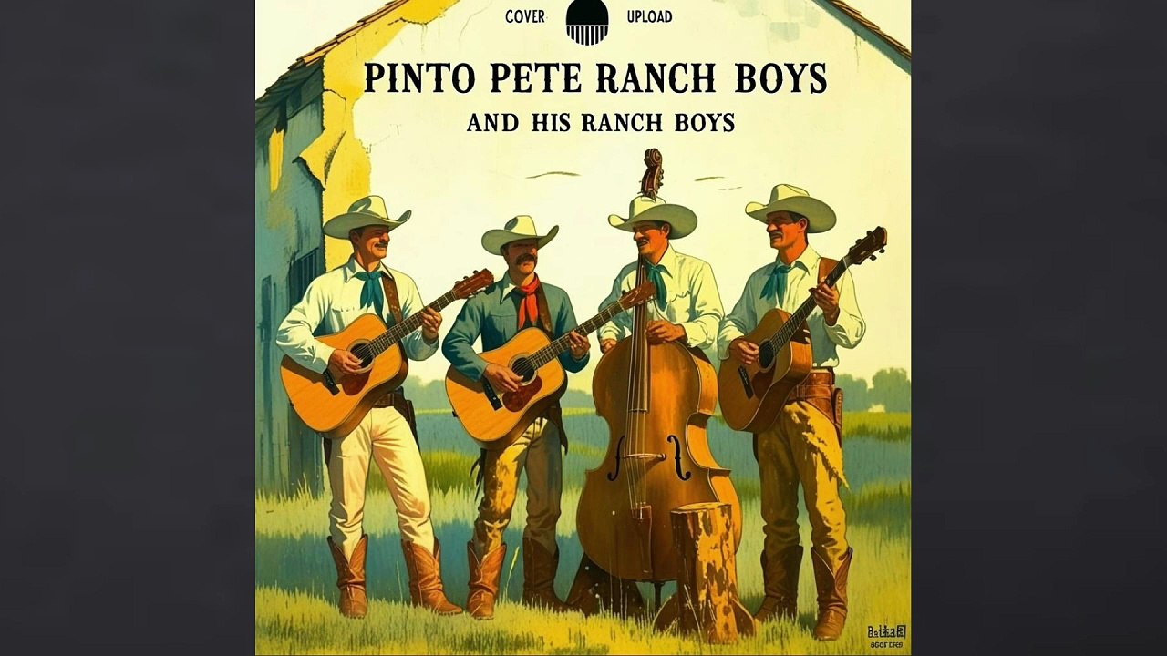 Pinto Pete And His Ranch Boys - First Song - My Little Cow Pony and I