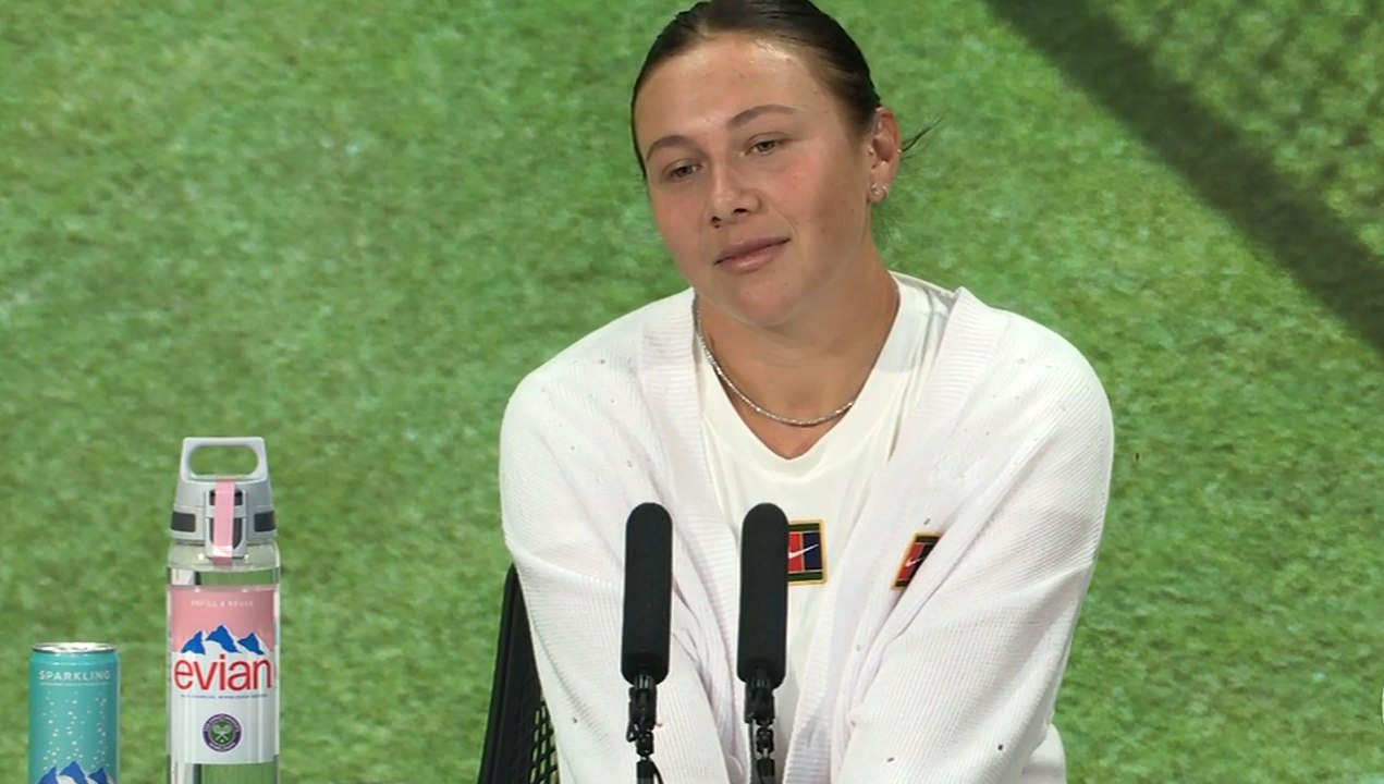Wimbledon 2025 - Amanda Anisimova : "Affronter la n°1 mondiale en demies à Wimbledon... j'ai hâte !"
