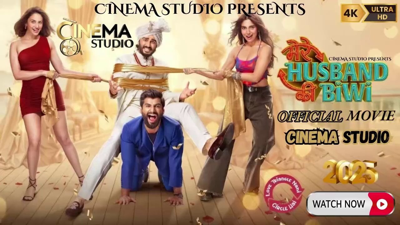 Mere Husband Ki Biwi (2025) | Full Move | Arjun Kapoor | Bhumi Pednekar | Hindi Romantic Comedy | Urdu/Hindi Dubbed | Exclusive on Cinema Studio! |#cinemastudio #MereHusbandKiBiwi #ArjunKapoor #BhumiPednekar #RomCom #UrduDubbed #LoveTriangle