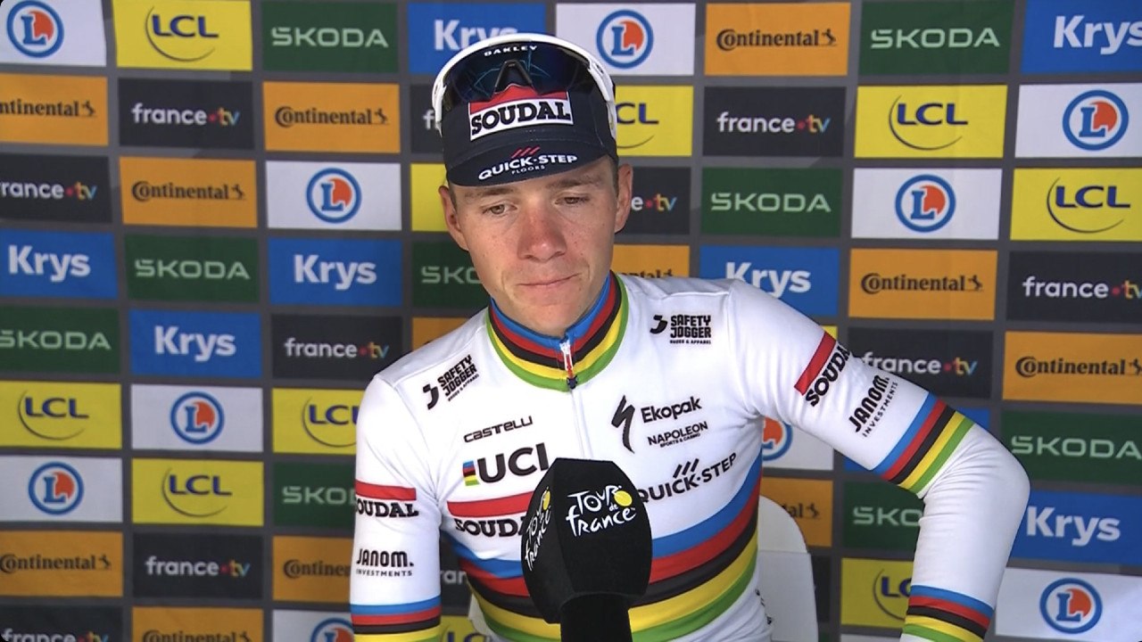 Tour de France 2025 - Remco Evenepoel : "Tadej Pogacar à 16 secondes... il a vraiment progressé"
