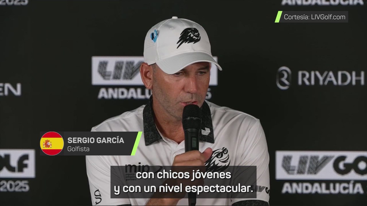 Jon Rahm y Sergio García en la previa del LivGolf Andalucía 2025