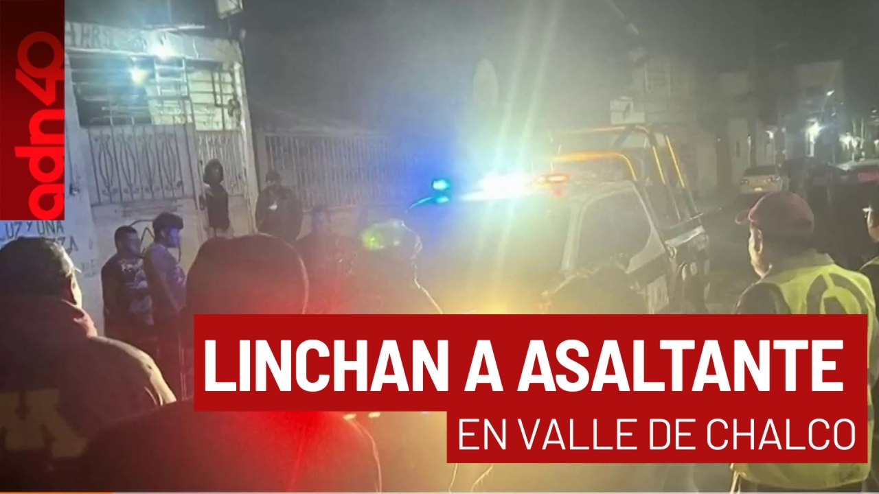 Golpean y amarran a asaltante tras atraco en Valle de Chalco