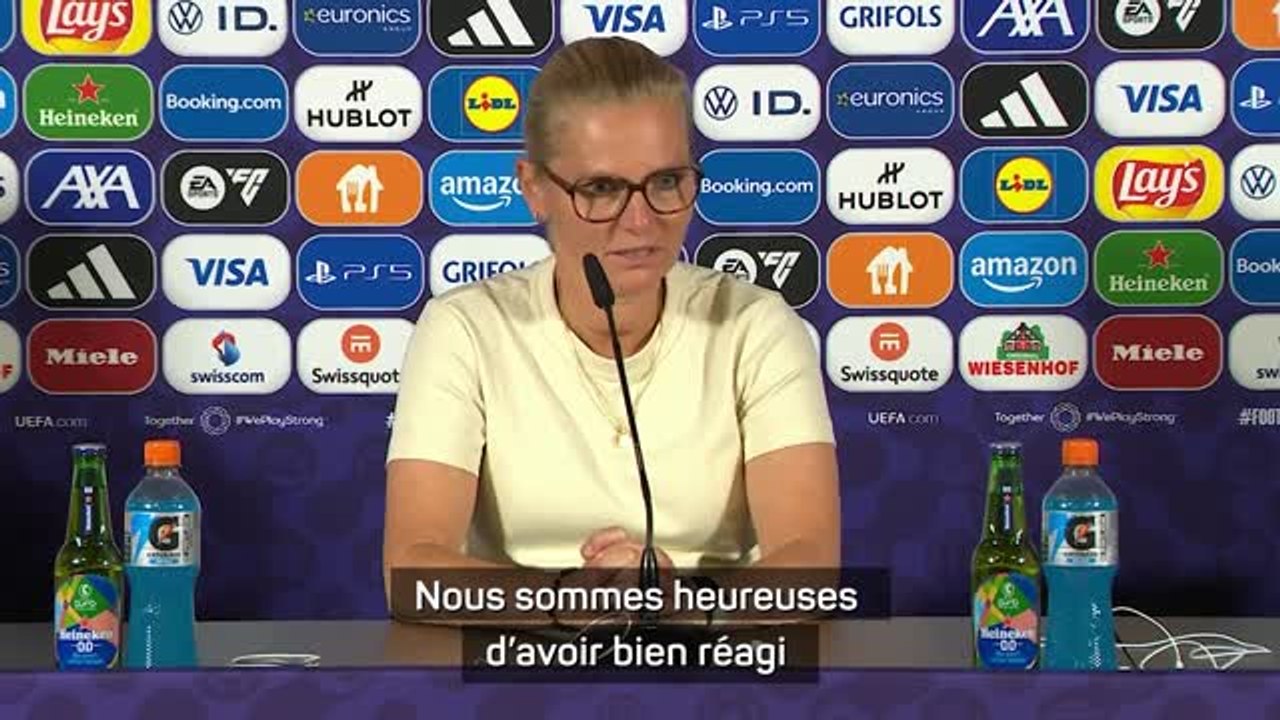 Angleterre - Wiegman : "On a bien réagi"