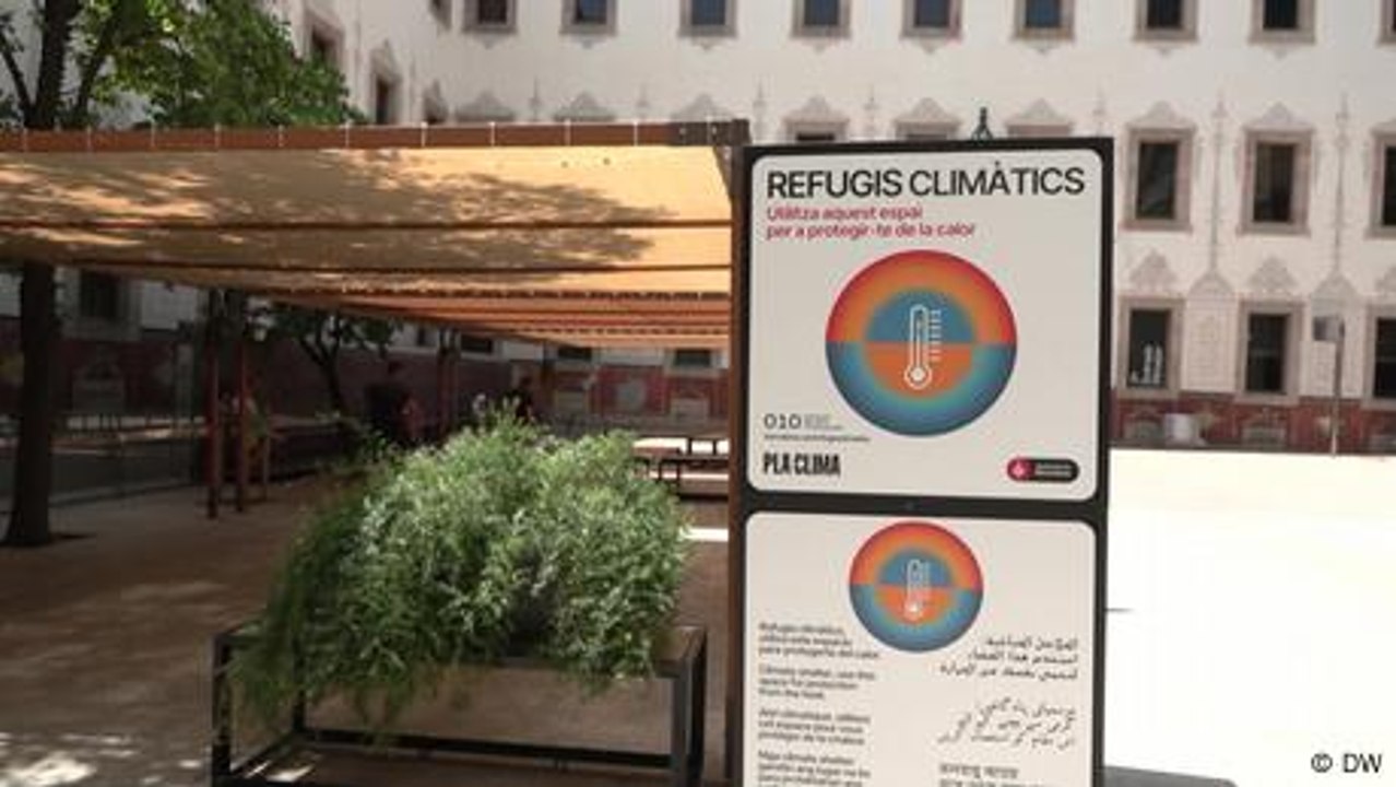 "Hitze-Shelter" in Barcelona retten Leben