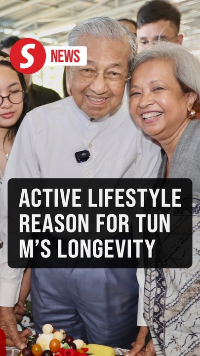 Active lifestyle the reason for my longevity, says Tun M