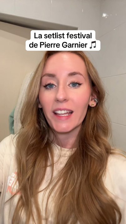La setlist festival de Pierre Garnier ! 🎵