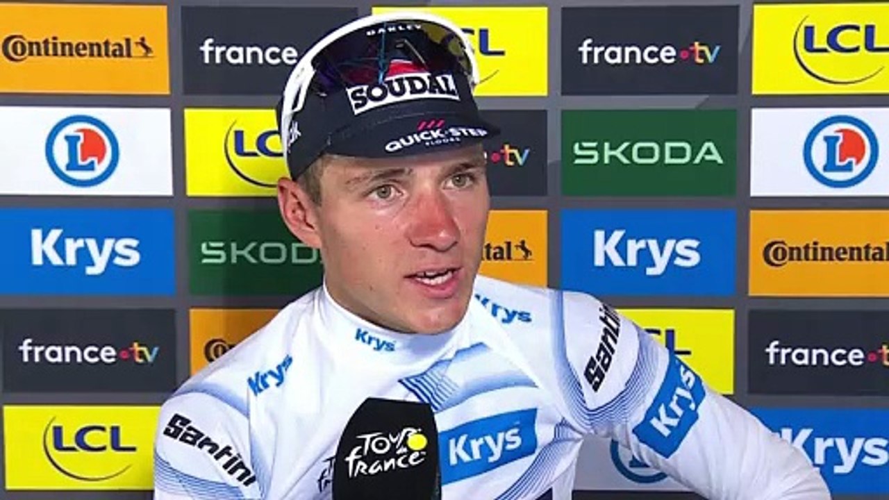 Tour de France 2025 - Remco Evenepoel : "C'était une étape assez fun... content d'arriver sans problème"