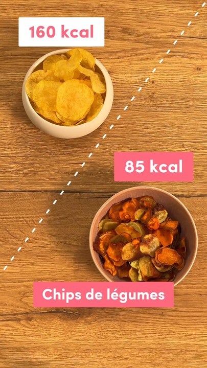 kcal chips & chips de légumes