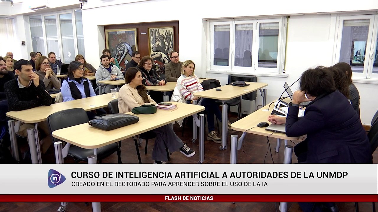 CURSO DE INTELIGENCIA ARTIFICIAL A AUTORIDADES DE LA UNMDP