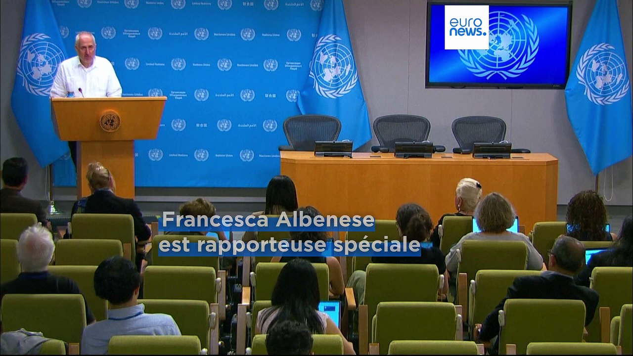 Francesca Albanese juge les sanctions américaines à son encontre "choquantes"