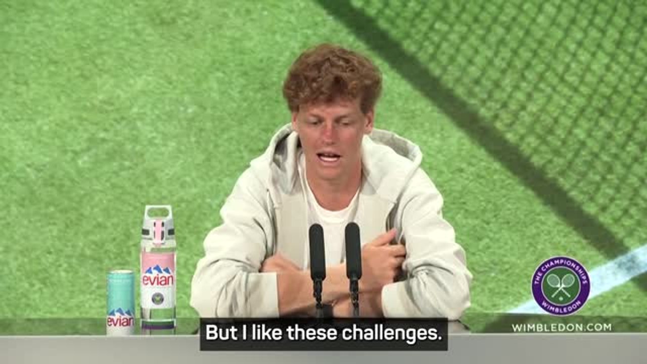 Alcaraz is the favourite - Sinner previews Wimbledon final