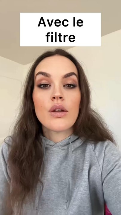Mon visage avec filtre beauté VS sans filtre beauté 😲😅🤣 #humour #filtre
