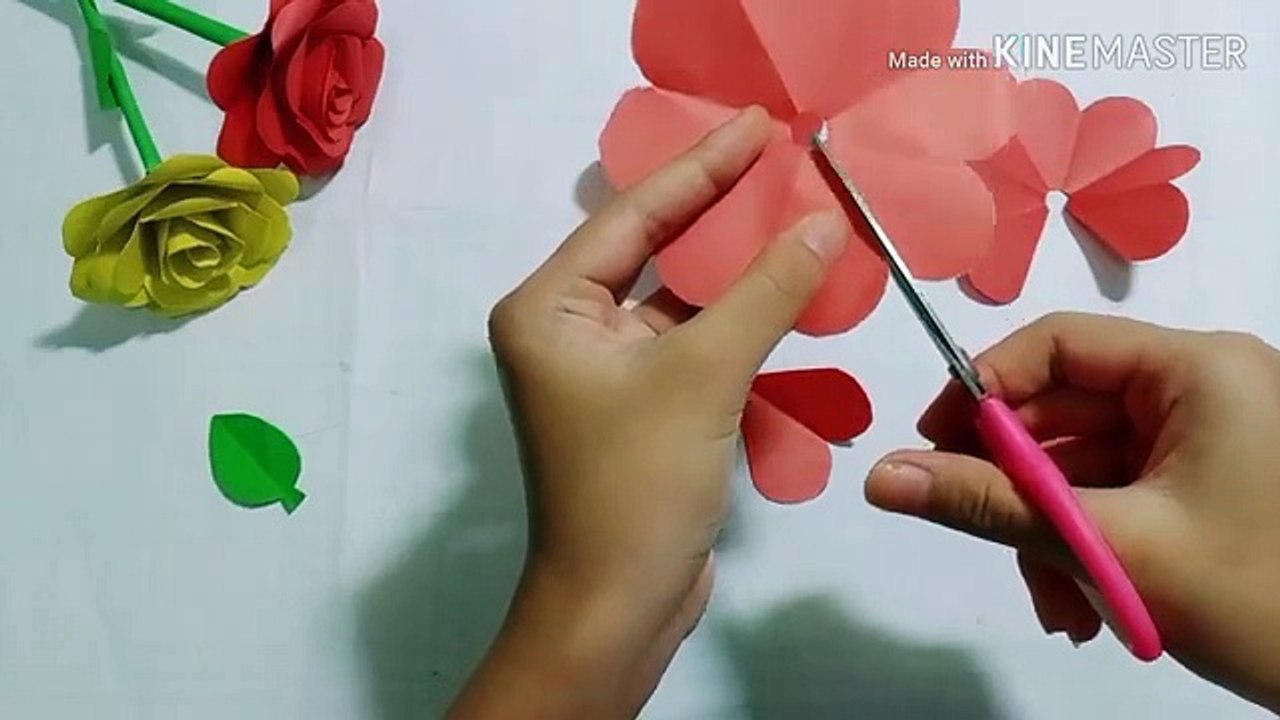 origami roses step by step