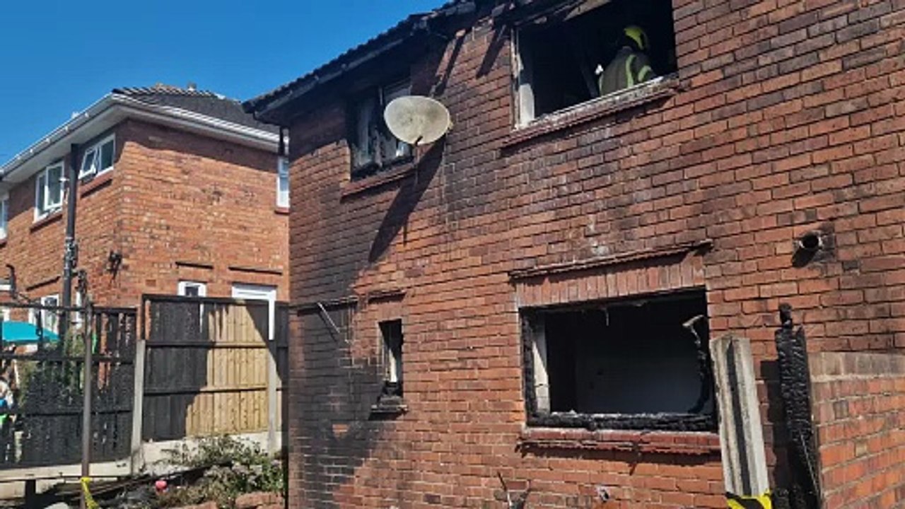 Fire at Mayfield Road, Dudley
