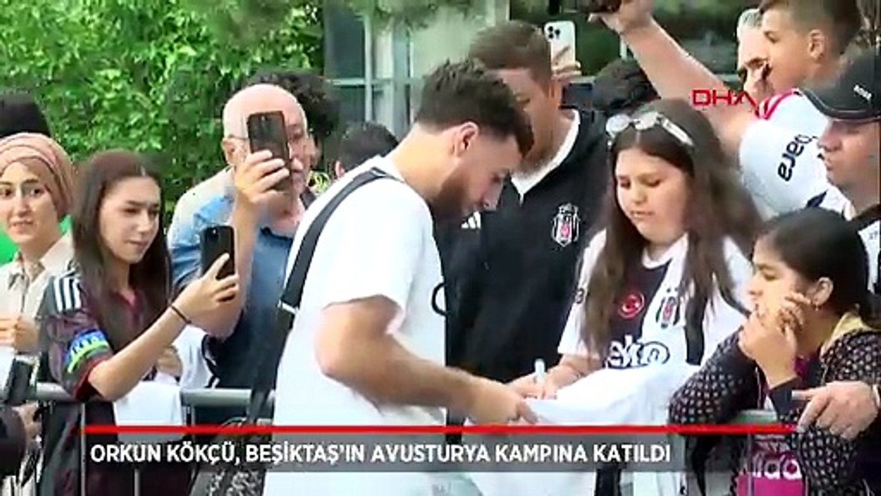 Orkun Kökçü, Beşiktaş kampına katıldı