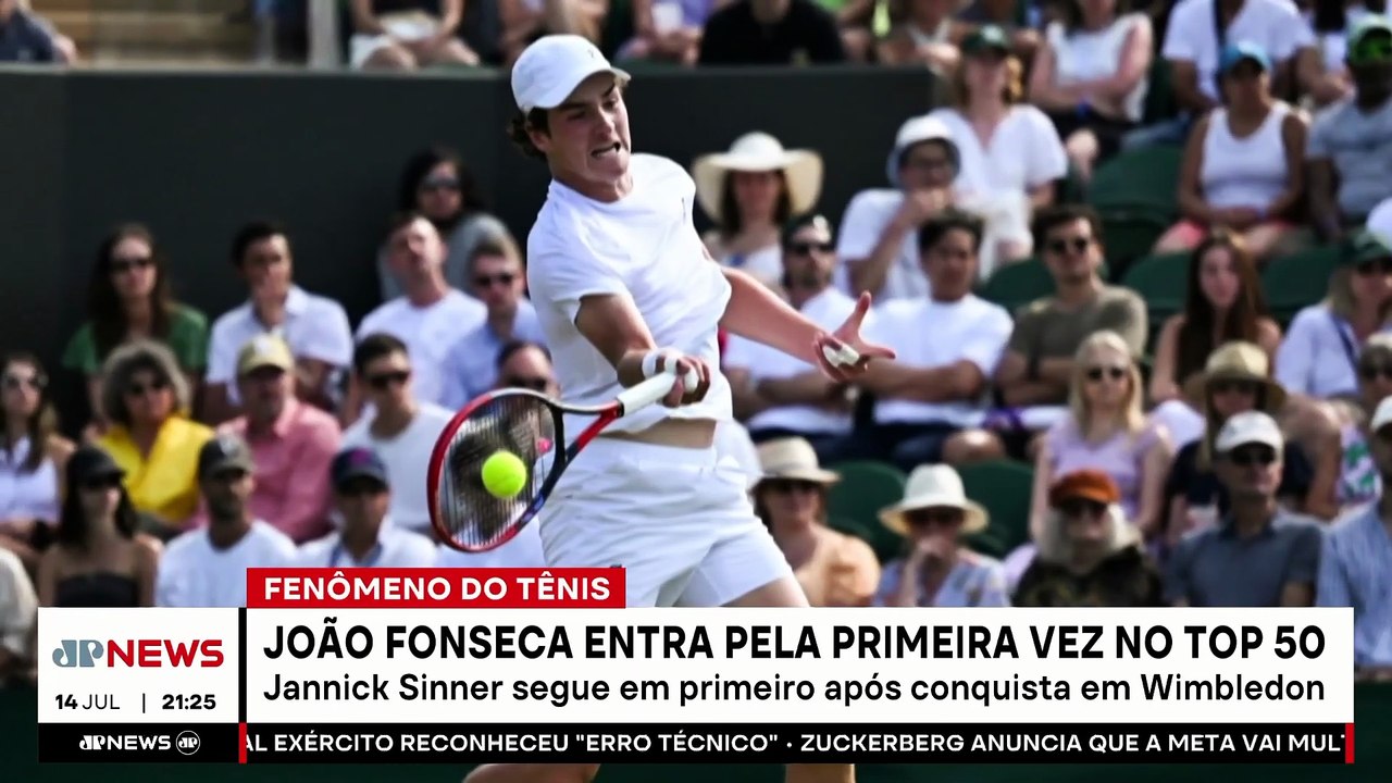 João Fonseca entra pela primeira vez no Top 50