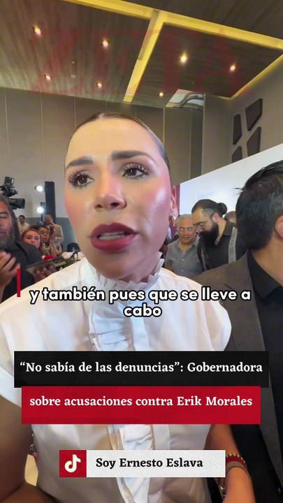 Gobernadora "no sabía" de antecedentes de abuso de Terrible Morales.